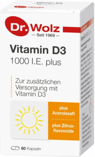 Vitamin D3 1000 I.E. plus Dr. Wolz 60cps