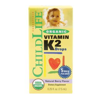 Vitamina K2 pentru copii 15mcg Childlife Essentials, 7,5 ml