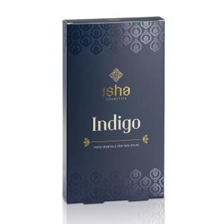 Vopsea de par naturala indigo, 100g, Isha