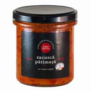 Zacusca patimasa cu vinete coapte 300g