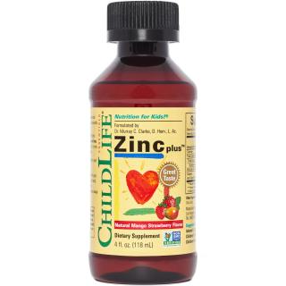 Zinc Plus ChildLIfe Essentials cu aroma de Mango si Capsuni 118 ml