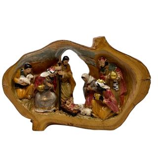 Cadou Craciun Rustic Decoratiune Scena Nasterea Domnului