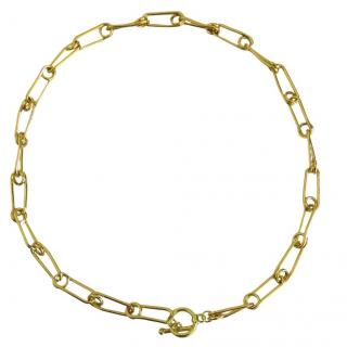 Colier Chain Gold Pin