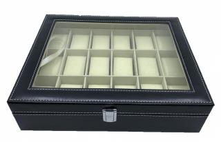 Cutie de 18 ceasuri Elegant Black