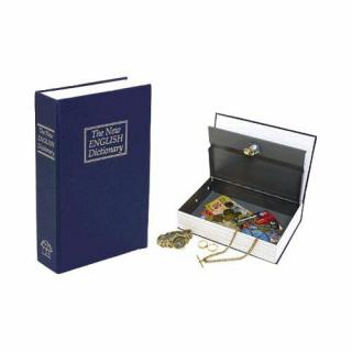Seif Carte The New English Dictionary 18 cm x 11 cm  Cadou Carti de Joc Aurii