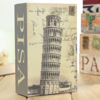 Seif in forma de Carte - Orase Europene - Big size: 24 x 15,5 x 5,5 cm