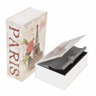Seif in forma de carte Paris Big size: 24 x 15,5 x 5,5 cm