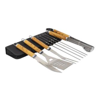 Set 8 ustensile pentru gratar cu husa Barbeque Kitchen