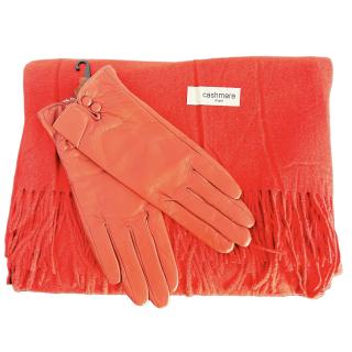 Vogue Esarfa Casmir  Manusi Piele Naturala