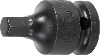 Bit imbus H9 de impact in tubulara cu prindere de 1 2,  , lungime 42 mm, BGS 5485-9