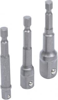 Set adaptoare de la antrenare 1 4   la 1 4   - 3 8   - 1 2  , 3 piese BGS 8204