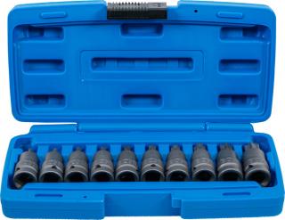 Set biti de impact Torx T20-T70, antrenare 1 2  , 10 piese BGS 5097