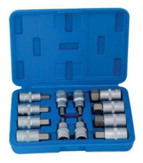 Set biti hexagonale, actionare 1 2  , 12 piese