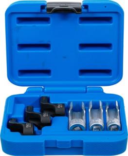 Set capete de chei 13 - 14 - 17 mm speciale pentru senzori de temperatura gaze evacuate (EGT), 6 piese, BGS 6678
