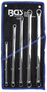 Set chei inelare drepte extra lungi 8-19 mm, 5 piese BGS 1187