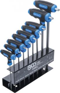 Set chei torx T10 - T50 cu maner T, 9 piese BGS 8485