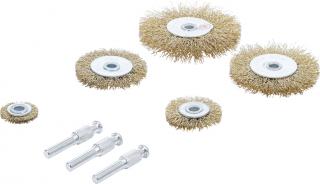 Set perii sarma de otel, o 25 - 75 mm, 8 piese BGS 50908