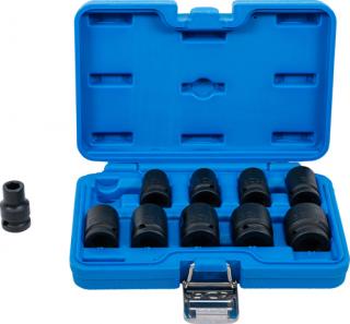 Set tubulare de impact 10-24 mm, actionare 1 2  , 10 piese BGS 5205