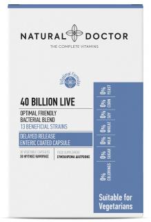 40 BILLION LIVE mentinerea sanatatii gastrointestinale Natural Doctor