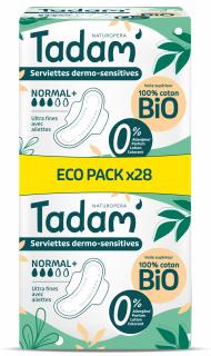 Absorbante BIO hipoalergenice Ultra Normal+(2pachete) Tadam