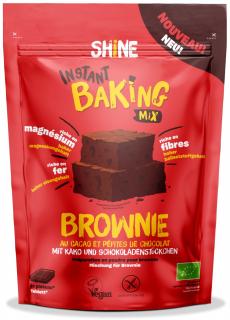 Amestec instant BIO pentru brownie, cu cacao si bucati de ciocolata Shine