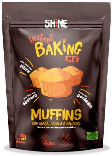 Amestec instant BIO pentru muffins, cu mere, scortisoara si ghimbir Shine