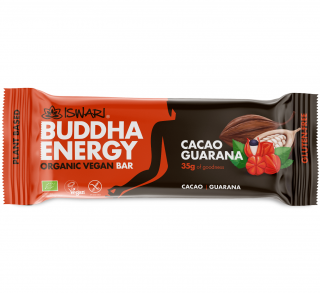 Baton energizant BIO cu guarana si cacao Iswari