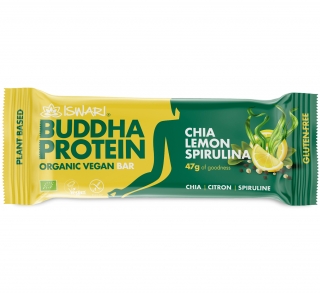 Baton proteic BIO Buddha cu lamaie, chia si spirulina Iswari