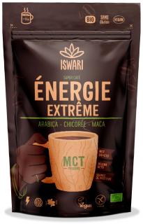 Cafea BIO Extreme Energy, cu MCT, cafea arabica, cicoare si caramel Iswari