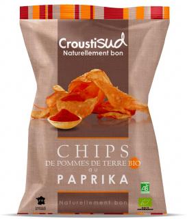 Chipsuri BIO din cartofi cu boia Croustisud