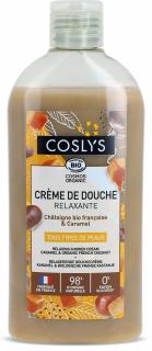 Crema de dus BIO relaxanta, cu castane si caramel Coslys