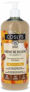 Crema de dus BIO relaxanta, cu castane si caramel(format mare) Coslys