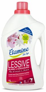 Detergent BIO rufe albe si colorate, parfum flori de cires si iasomie Etamine