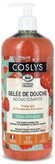 Gel de dus BIO calmant, cu capsuni si rosii(format mare) Coslys