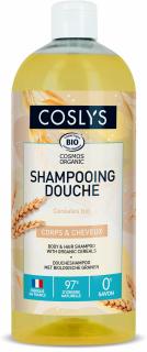 Gel de dus si sampon BIO cu cereale(format maxi)  Coslys