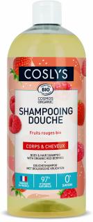 Gel de dus si sampon BIO cu fructe de padure(format maxi)  Coslys