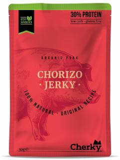 Gustare BIO din carne de porc si Chorizo(30% proteine) Cherky