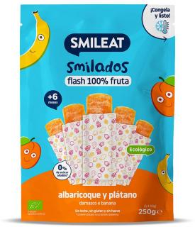 Inghetata BIO de caise si banane, +6 luni Smileat