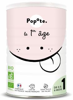 Lapte praf BIO pentru sugari(Etapa 1), 0-6 luni Popote