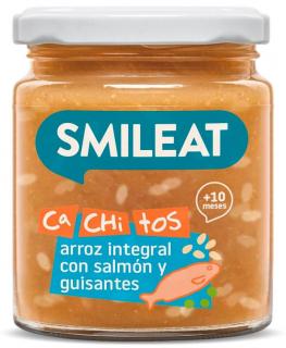 Mancare din somon, mazare si orez integral, +10 luni Smileat