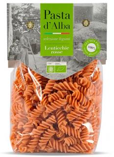 Paste fusilli BIO fara gluten, din linte rosie Pasta d Alba