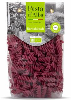 Paste fusilli BIO fara gluten, din orez si sfecla rosie Pasta d Alba