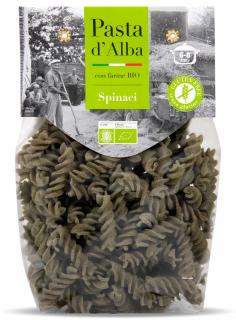 Paste fusilli BIO fara gluten, din orez si spanac Pasta d Alba