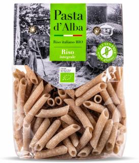 Paste penne BIO fara gluten, din orez integral Pasta d Alba