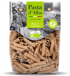 Paste penne BIO fara gluten, din orez si quinoa Pasta d Alba