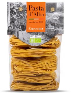 Paste tagliolini BIO din grau dur si turmeric Pasta d Alba