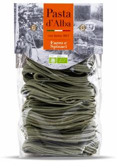 Paste tagliolini BIO din spelta si spanac Pasta d Alba