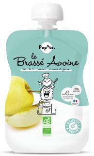 Piure BIO cu 54% lapte de ovaz si mere, +6 luni Popote