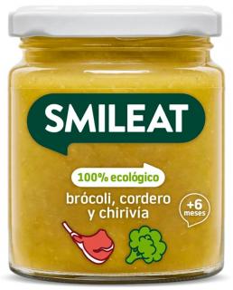 Piure BIO cu brocoli, pastarnac si miel, +6 luni Smileat