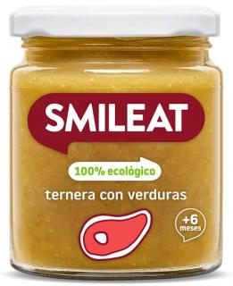 Piure BIO cu legume si vitel, +6 luni Smileat